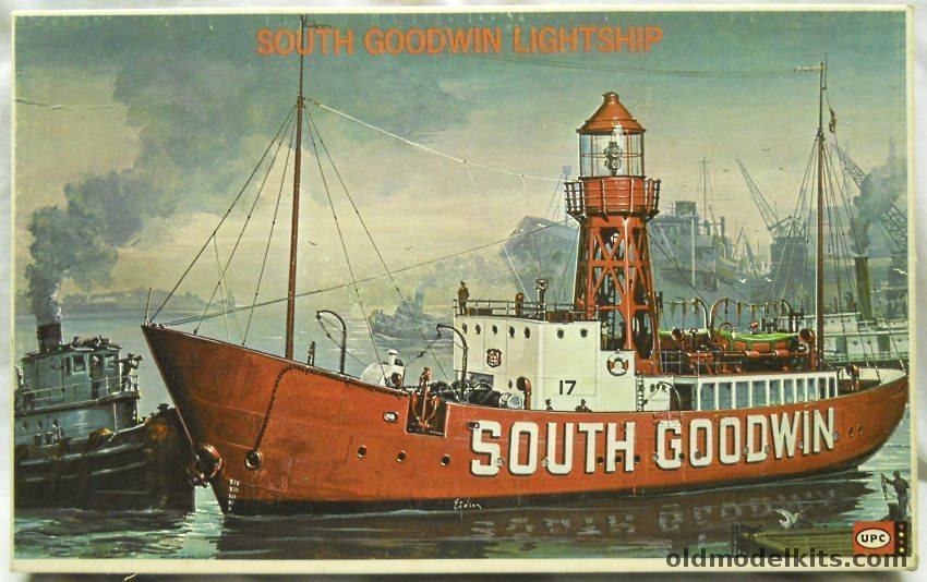 UPC 1/109 South Goodwin Lightship / Trinity House Lightship - (ex Frog), 5012-300 plastic model kit